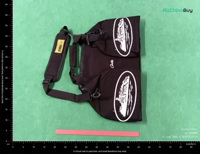 Corteiz Alcatraz Duffle Bag Black QC photo