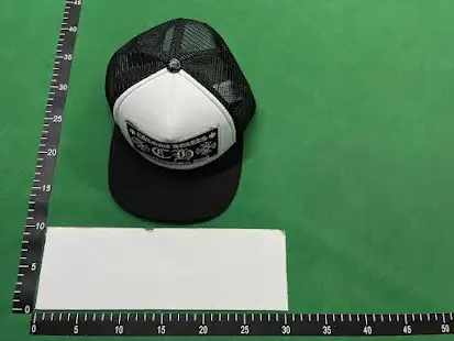 Chrome Hearts Black Hollywood Trucker Hat QC photo