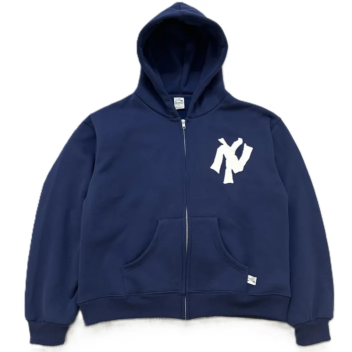 Akimbo NY Blue Zip-Up Hoodie product photo