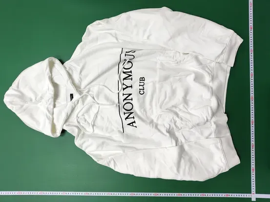 Anonymous Club Logo White Hoodie QC photo