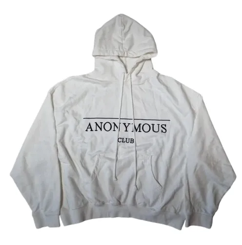 Anonymous Club Logo White Hoodie product photo