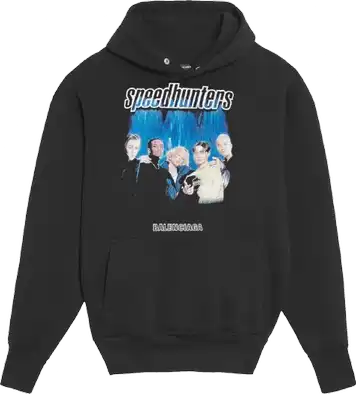 Balenciaga Speedhunters Black Hoodie product photo