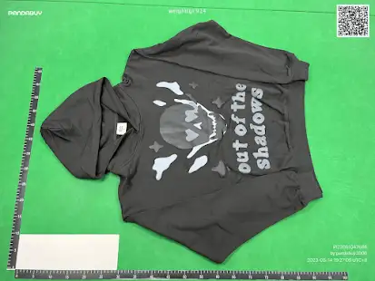 Broken Planet Market Out of the Shadows Hoodie Soot Black QC photo