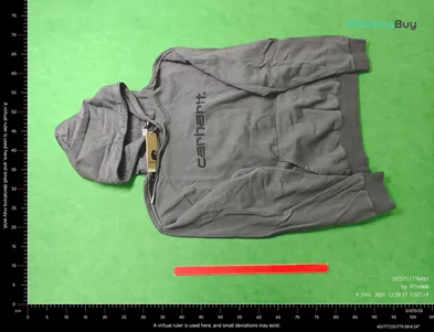 Carhartt Washed Embroidered Logo Hoodies QC photo