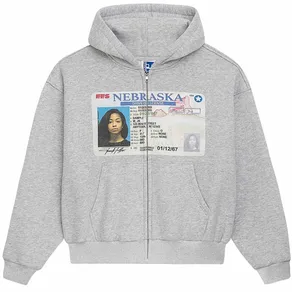 Driver License Zip-Up Hoodie product photo