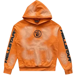 Hellstar Fire Orange Dye Hoodie (NFC) product photo