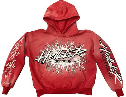 Hellstar Studios Red Record Hoodie product photo