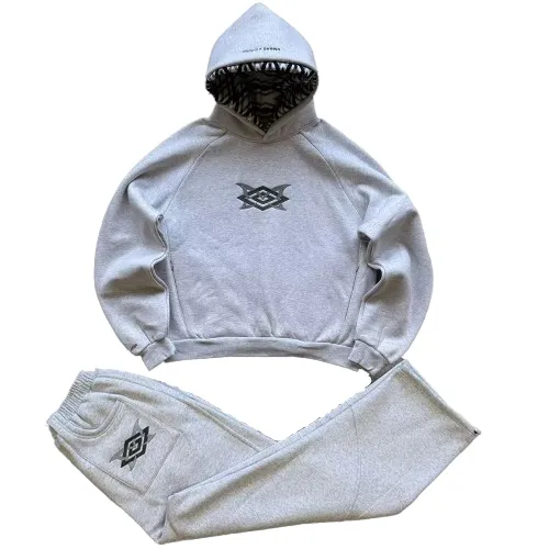 Merta x Umbro Tracksuit Grey Hoodie + Pants product photo