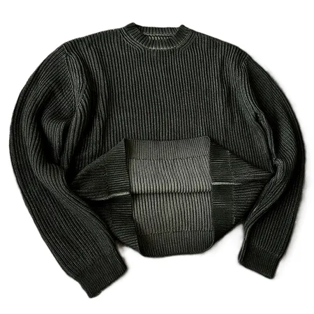 Mobius Moss Green Knit Sweater product photo