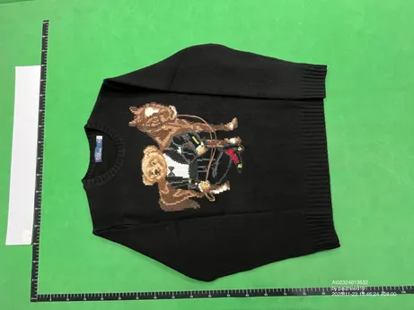 Polo Ralph Lauren Tuxedo Bear & Horse Wool Sweater QC photo