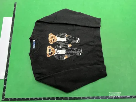Polo Ralph Lauren Tuxedo Bear Wool Sweater QC photo