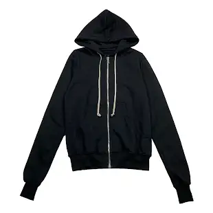 Rick Owens DRKSHDW Black Jason Zip-Up Hoodie product photo