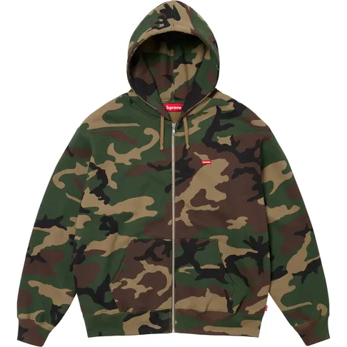 Supreme Small Box Logo Zip-Up Hoodie (4 Variants) product photo