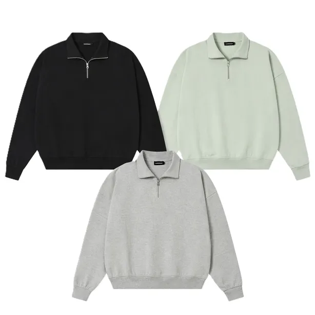 Union Kingdom Boxy Quarter-Zip Sweater (3 Variants) product photo