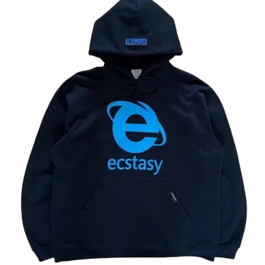 Vetements Ecstasy Hoodie Black product photo