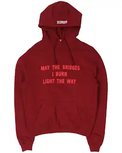 Vetements Bridges I Burn Hoodie product photo