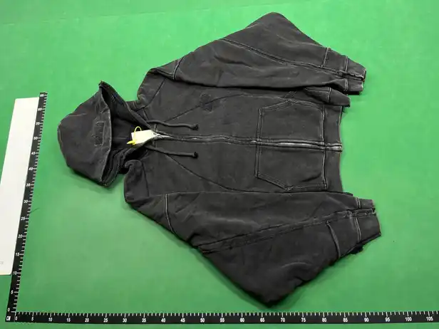 Vetements Panelled Zip-Up Hoodie QC photo