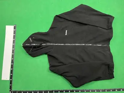 Vetements SS19 Gimp Bullet Fleece Mask Zip-Up Hoodie QC photo