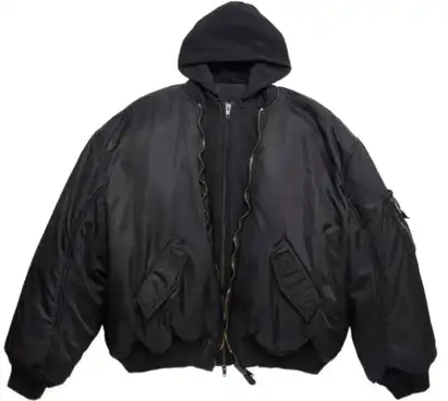 Balenciaga All In Bomber Jacket Black product photo
