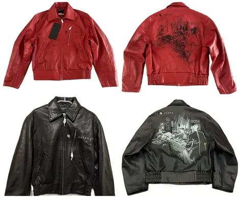 Enfants Riches Deprimes Pipe Leather Jacket product photo