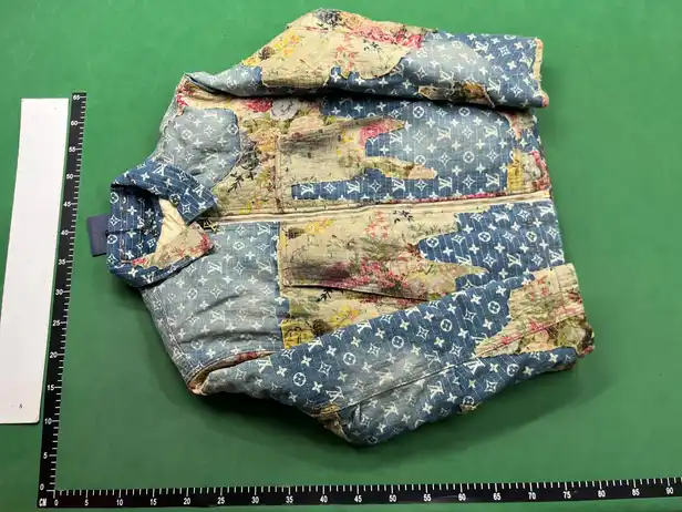 Louis Vuitton Destroyed Denim Jacket QC photo