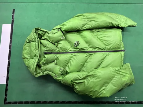 Mertra Green Heat Reactive Puffer Jacket QC photo