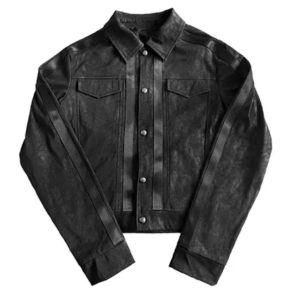 noEmosen Black Leather Jacket product photo