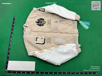 Off-White X AC Milan Varsity Jacket QC photo