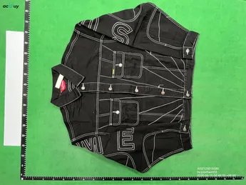 Supreme Radial Embroidered Denim Trucker Jacket QC photo