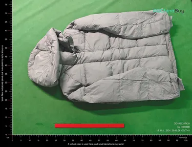 Syna World Down Puffer Jacket Grey QC photo