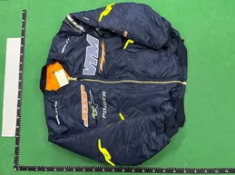 Vetements Blue Racing Logo Bomber Jacket QC photo