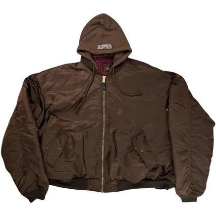 Vetements SS17 Reversible Bomber Jacket Brown product photo