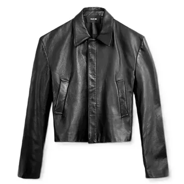 Vuja De Dual-Zip Leather Jacket product photo