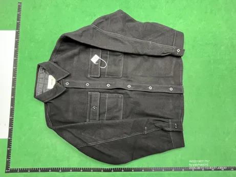 Vuja De Kimono-Dyed Wool Overshirt Jacket QC photo