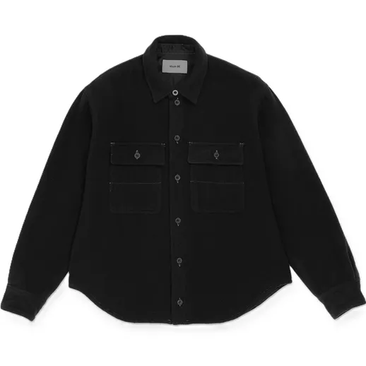 Vuja De Kimono-Dyed Wool Overshirt Jacket product photo