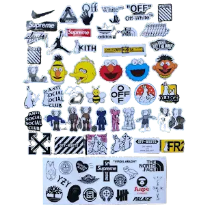 Various Hypebeast Stickers product photo