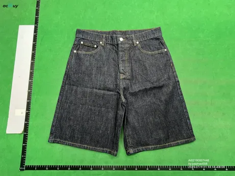 Mobius Basic Denim Shorts Dark Blue QC photo