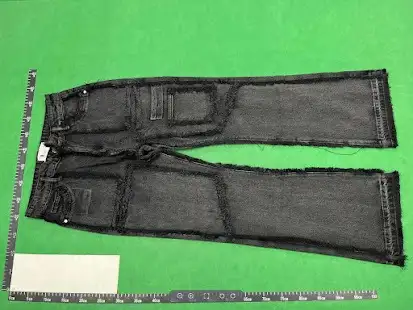 No Faith Studios Flared Denim Jeans QC photo