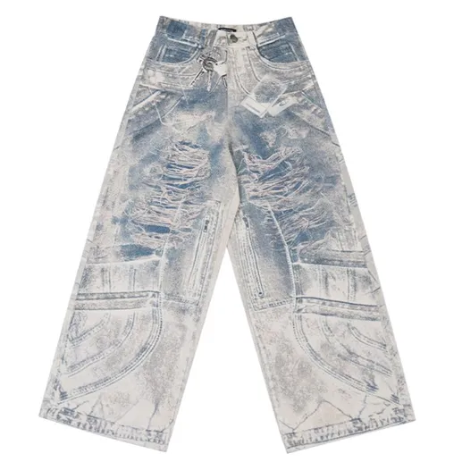 PEOPLESTYLE Keychain Print Baggy Jeans product photo
