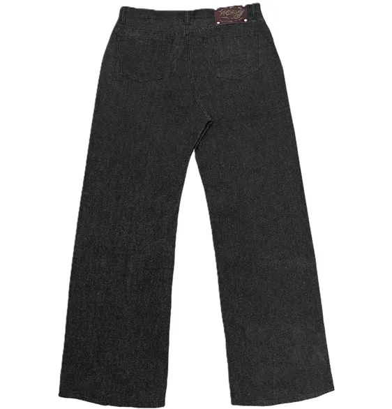 WANNA LAB 13oz Raw Denim Baggy Jeans product photo