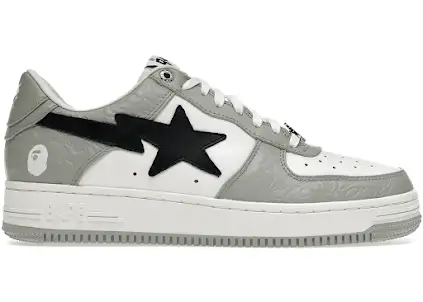 A Bathing Ape Bape Sta Low Grey Black product photo