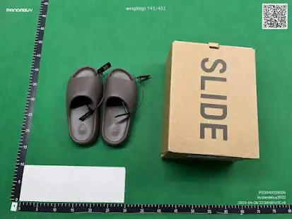 adidas Yeezy Slide Soot QC photo
