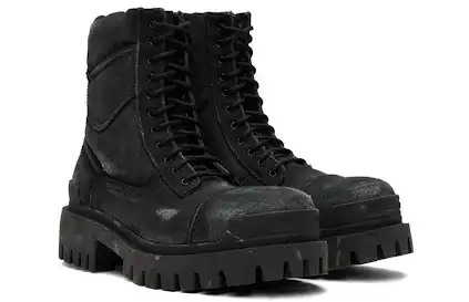 Balenciaga Combat Canvas Strike Boots product photo