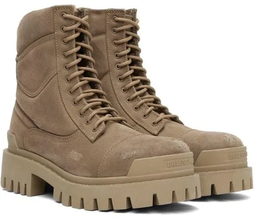 Balenciaga Khaki Strike Boots product photo