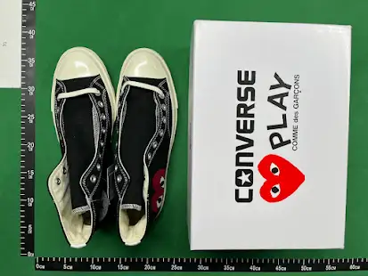CDG Play X Converse QC photo