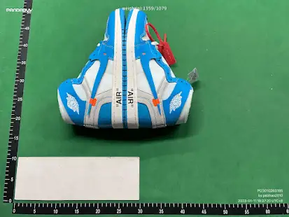 Jordan 1 Retro High Off-White University Blue QC photo