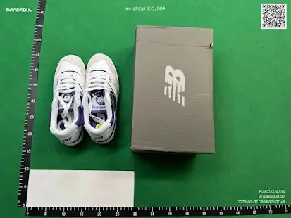 New Balance 550 White Purple QC photo