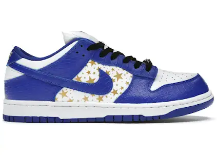 Nike SB Dunk Low Supreme Stars Hyper Royal product photo