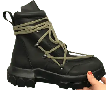 Rick Owens Dirt SS18 Tractor Hiking Boots product photo