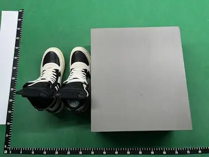 Rick Owens Sun Faded Geobasket High Top Sneakers QC photo